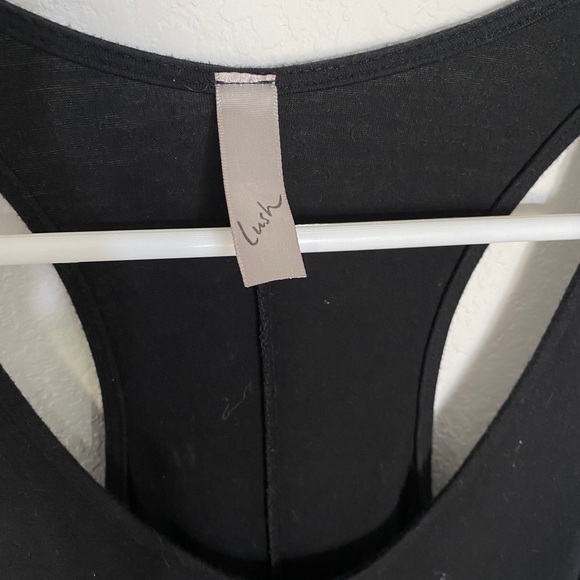 Lush brand. Black, flowy, knit tank - Picture 2 of 3